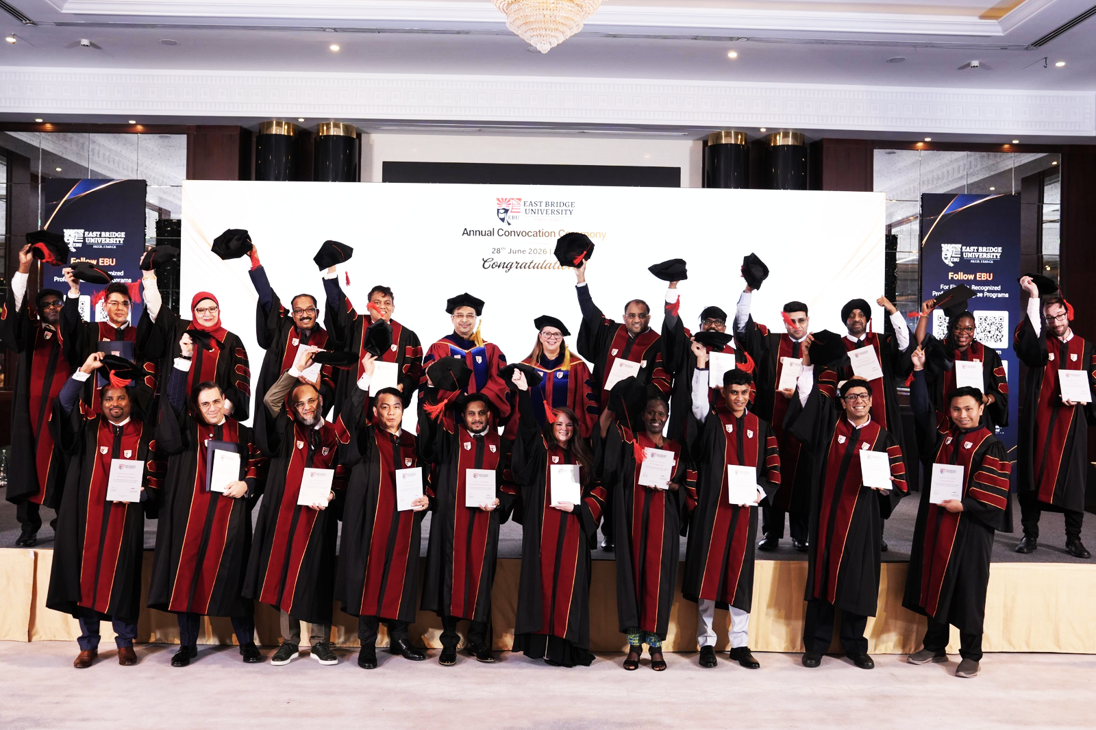 East Bridge University convocation ceremony