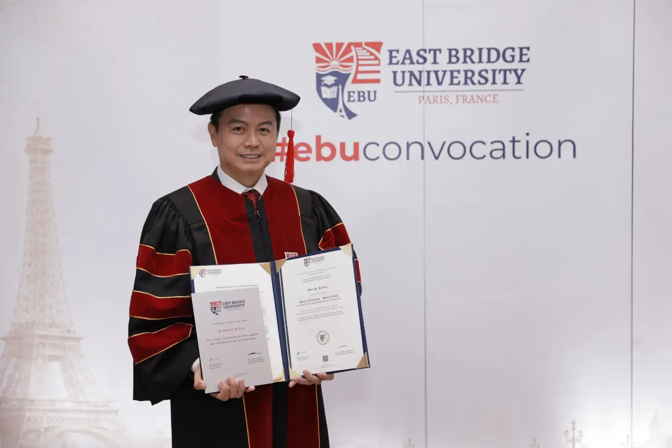 East Bridge University doctoral convocation